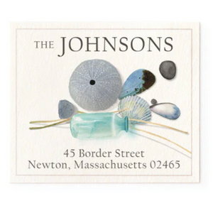 Return Address Labels, Beachcombing, Set of 100