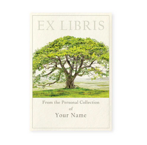 Bookplates, English Oak, Set of 40