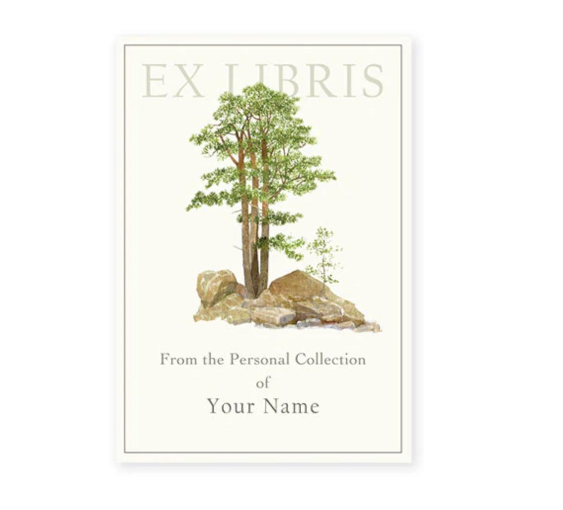 Bookplates, Pine Cliff, Set of 40