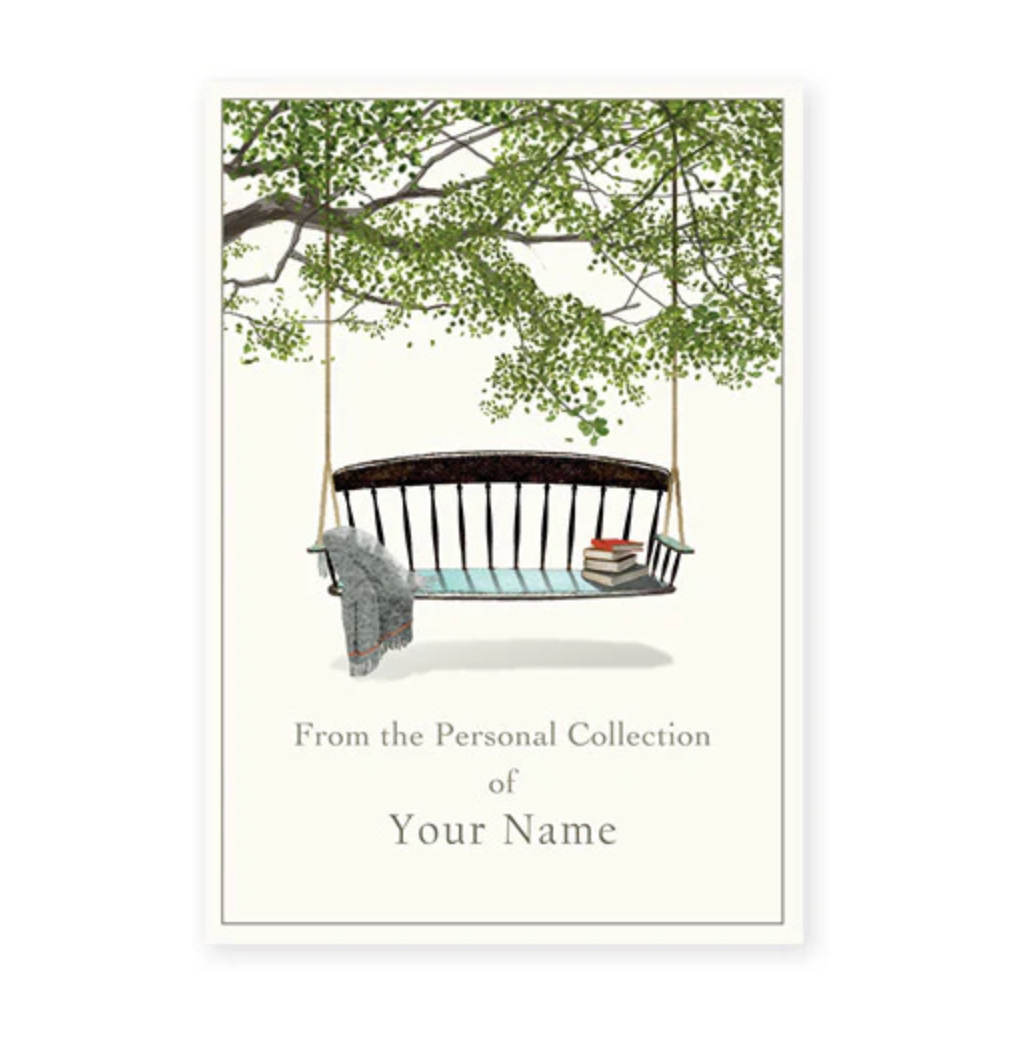 Bookplates, Swinging Bench, Set of 40